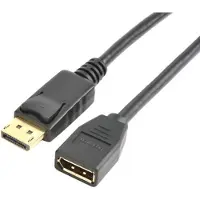 Prokord Displayport Kabel 0.5m. Displayport Displayport Sort