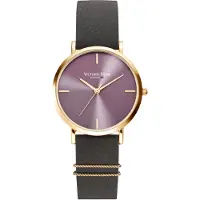 Victoria Hyde Analogt ur 'The Primrose' guld / antracit / lysviolet