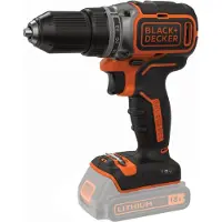 Black & Decker BLACK+DECKER BL186N - Bor/driver - ledningfri - 2-hastigheders - nøgleløs borepatron 13 mm - 52 N·m - intet batteri - 18 V - SOLO