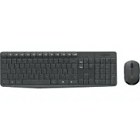 Logitech Mk235 Trådløst Tastatur Og Mus