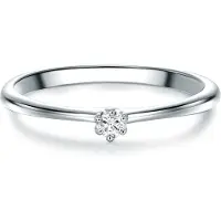 Trilani Ring sølv / transparent