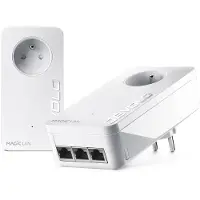 Devolo Magic 2 LAN triple - Starter Kit - bro 1GbE, HomeGrid - kan sluttes til vægstik