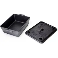 Petromax Loaf Pan K8 med låg, Brødform, sort