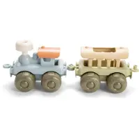 Dantoy BIO Plastic Tog m. Vogn - 21 cm - Pastel - - OneSize - Tog
