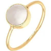 Elli Ring guld / perlehvid