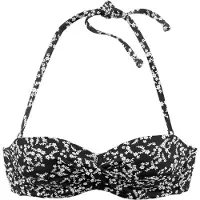 LASCANA Bikinioverdel 'Meadow' sort