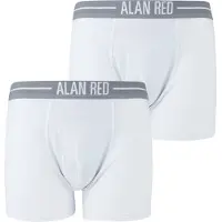 Alan red boxershorts hvid 2-pak Hvid åle