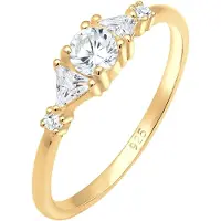 Elli PREMIUM Ring guld / transparent
