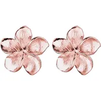 Elli Øreringe 'Frangipani Blüte' rosa guld