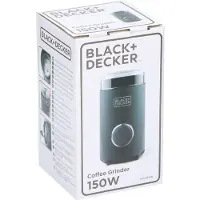 Black & Decker BLACK+DECKER BXCG150E - Kaffemølle - 60 ml - 150 W - sort