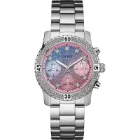 GUESS W0774L1 Confetti Multifarvet Glitrende urskive damesur