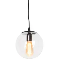 QAZQA Moderne pendellampe transparent 20 cm - Pallon