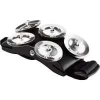 Meinl percussion cft5-bk cajon fod tamburin med st?l jingler sort