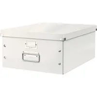 Leitz Opbevaringsboks Click & Store WOW Large Hvid