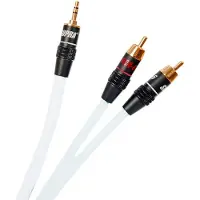 Supra Biline MP-RCA Audiocable 3.5 mm jack - RCA Ice Blue 2 m