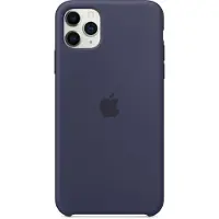 Apple - Beskyttelsescover til mobiltelefon - silicone - midnatsblå - for iPhone 11 Pro Max