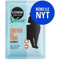 Cosma Blandet prøvepakke: Nature portionsposer - 18 x 50 g