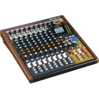 Tascam Model 12, 12 kanaler, Bluetooth, 16 W, Sort, Træ