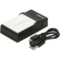 Duracell DRC5904, USB, Indendørs batterioplader, Canon NB-4L, NB-5L, Sort, 5 V, 5 V
