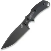 Bastinelli Creations RED V2 Fixed Blade Black PVD