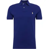 Ralph Lauren Polo Ralph Laurentil mænd. 710795080013 Slim fit pique polo shirt blå (M), Casual, Bomuld, Korte ærmer