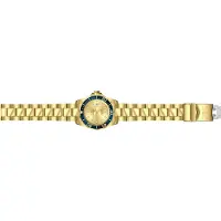 Invicta Herreur 14124 Pro Diver Guld/Gul guldtonet stål Ø40 mm