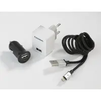 Camelion USB-oplader til Lightning Apple og Micro-USB