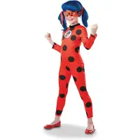Rubies Udklædning - Miraculous Ladybug Classic Tiki Costume - - 9-10 år (134-140) - Udklædning