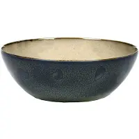 Serax Terres de Rêves skål XL Misty grey/Dark blue