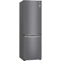 LG GBP31DSLZN - Køleskab/fryser - bund-fryser - bredde: 59.5 cm - dybde: 68.2 cm - højde: 186 cm - 341 liter - Klasse E - grafit