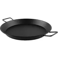 Mustang paellapande Ø39 cm med håndtag / grillpande i stål til Sapphire multigrill-system – Sort