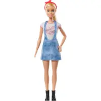 Barbie Surprise Doll Blonde med 2 karriereudseende og tilbeh?r