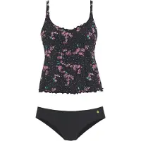 LASCANA Tankini pink / sort