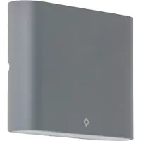 QAZQA Væglampe antracit 11,5 cm inkl. LED IP65 - Batt
