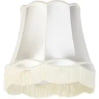 QAZQA Silkeskærm creme 45 cm - Granny