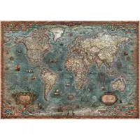 Educa Historisk Verdenskort Puzzle 8000 Stykker