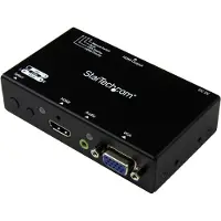 StarTech.com Startech 2x1 VGA + HDMI to HDMI Switch / Selector Box - 1080p Multi Video Input Automatic Switcher - 2 Computers In 1 Monitor Out (VS221VGA2HD) - Video-/audioswitch - desktop - for P/N: SVA5N3NEUA