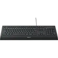 Logitech K280e Corded Keyboard - US - Tastatur - Amerikansk engelsk - Sort