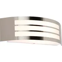 QAZQA Moderne væglampe stål rustfrit stål IP44 - Sapphire Deluxe