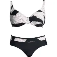 LASCANA Bikini sort / hvid