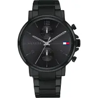Tommy Hilfiger Multikleret Ur - - 1710414 - Rustfrit stål - Sort - Vandtæthed 5 ATM