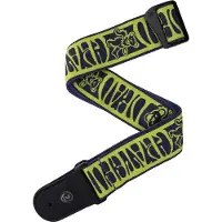 D'Addario Daddario Grateful Dead Woven Guitar Strap Dancing Bears Yellownavy (50GD02)