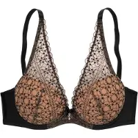 Nuance BH lysebeige / sort