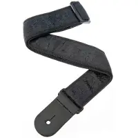 Daddario 50B01 Woven Guitar Strap Black Satin