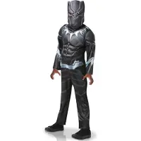 Marvel Udklædning - Marvel's Black Panther Deluxe - - 3-4 år (98-104) - Udklædning