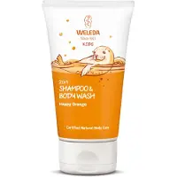 Weleda Kids 2in1 shower og shampoo - frugtig orange brusegel Showergel 150 ml