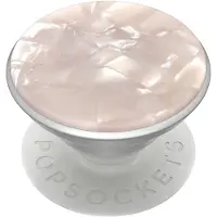 PopSockets Swappable PopGrip - Fingergrip/støtteben for mobiltelefon - Acetate Pearl - hvid