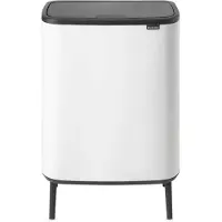 Brabantia Bo touch bin high 2x30 L Hvid