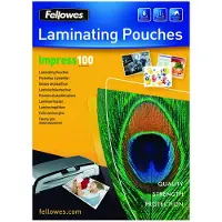 Fellowes A3 Glossy 100 Micron Laminating Pouch 100 Pack Papir
