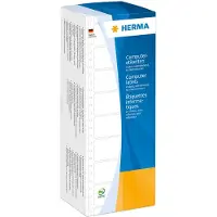 Herma Computer labels - Papir - mat - permanent selvklæbende - perforeret - hvid - 101.6 x 48.4 mm 3000 etikette(r) fortløbende fanfold-mærkater